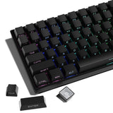 XVX PBT Keycaps - Side Printed Keycaps 60 65 75 100 Percent, Double Shot Shine t Model