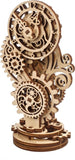 Steampunk Clock 3D Wooden Puzzle Mechanical Model Kit DIY Brain Teaser Adult Gif Model