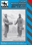 Black Dog 1/32 Luftwaffe Mechanic Personnel Set Vol.2 (2 figures) Model