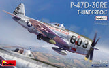 MiniArt 48023 1/35 Assembly Aircraft SERIES P-47D-3ORE THUNDERBOLT Model Kit Model