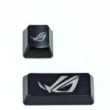 2pcs ABS Mechanical Keyboard Keycaps Translucent ESC + Enter Key Caps 2.25U R2 Model