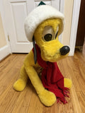 Vtg 90s 2¡¯ Disney Store Animated Display Prop PLUTO Dog Figure Statue Motionette Model