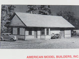 HO Scale LaserKit 133 Great Northern Combination Depot Building Kit Model