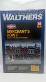 Walthers 933-3028 HO Merchant??s Row I Five Store Building Kit New Sealed Model