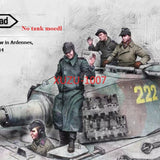 1/35 Resin Figures Model WWII German Tank Crew 4 Soldiers Unpainted Unassembled Model