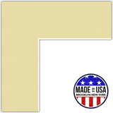 ArtToFrames Custom Yellow Buttercup Picture Photo Frame Mat Matting Board Model