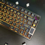 Black Gold Keyboard Keycaps High Stability for Mechancial Keyboard Keycap Set Model