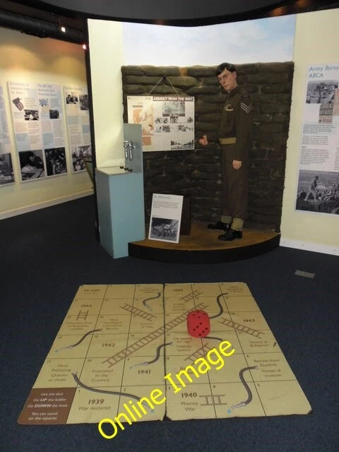 Photo 6x4 Museum of the Adjutant General's Corps: giant  WW2 board game W c2013 Model