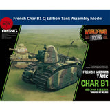 Meng WWT-016 French Char B1 Tank Q Edition Assembly Model Kits Model