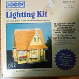 Elect-a-Lite 1:12 Dollhouse Lighting Kit E-110 12V DIY w/ Transformer Tape Model