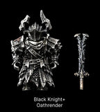 Black Knight Figurine, Magnetic Metal Figure Model
