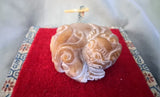 Vintage White Jade Statuette w/ Display Box - Lion/Foo/Fu Dog Komainu Shishi Model
