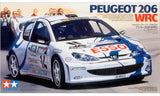 Tamiya 1/24 Peugeot 206 WRC Rally Car Model Kit No.221, Assembly Required Model