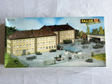 Faller Military Barracks With Toll Bar And Vehicle Shed #4020 HO Scale Model Kit Model