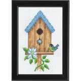 Permin counted cross stitch kit "Birdhouse Beige", 9x14cm, DIY, 13-9421 Model