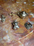 Lot Of 5 Sterling Silver Charms Charms