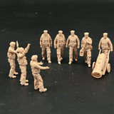 1/48 1/72 Scale WW2 US Navy aircraft carrier ground crew flight deck resin Model Model