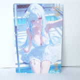 Jingliu Poolside Waifu Card Anime Girl Wall Art Oversized Board A5 Model