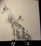 Swarovski Crystal Giraffe Figurine 181089 African Wildlife Retired Boxed Model