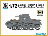 S-model 1/72 PS720090 Pz.Kpfw.I Ausf.A Early Production (1+1) Model