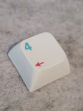 Bluetooth Keyboard Key Cap Keycap White Model