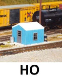 HO Scale - Yard Utility Building - 12' x 12' - Kit - PKS-541-0005 Model