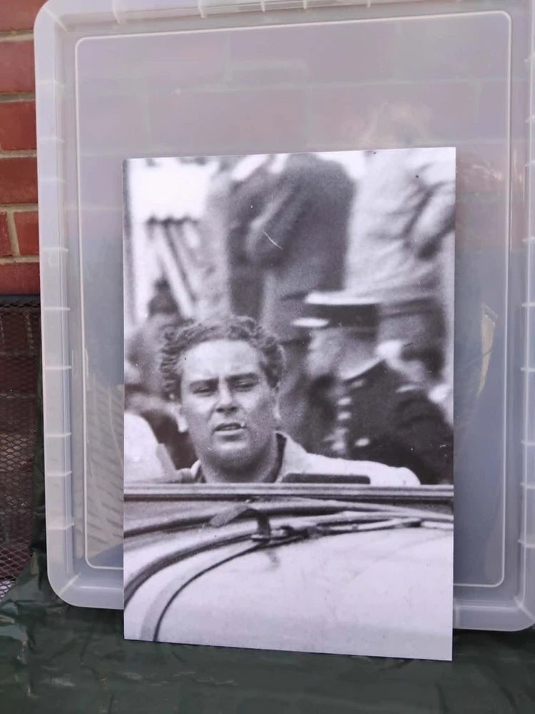 Photo of Le Mans driver (Woolf Barnato) on foam board Model