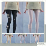 CUKE TOYS 1/6 Hollow out solid color stockings with holes model For 12" VCD01 Model
