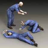 1/35 Resin Model figure Soldier MECHANICS 3 FIGURES WWII Military theme Unassemb Model