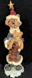 Boyds Bears 28104 Zambonie Got Snow Snowman 7" Tall Hat Peace Figurine Display Model