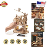 Mechanical Printing Press 3D Puzzle, Adult Expert DIY Model, Retro Toy, 303 P... Model