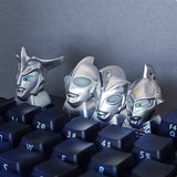 Ultraman Mechanical Keyboard: Transparent Keycaps and Custom Resin Keycaps Model