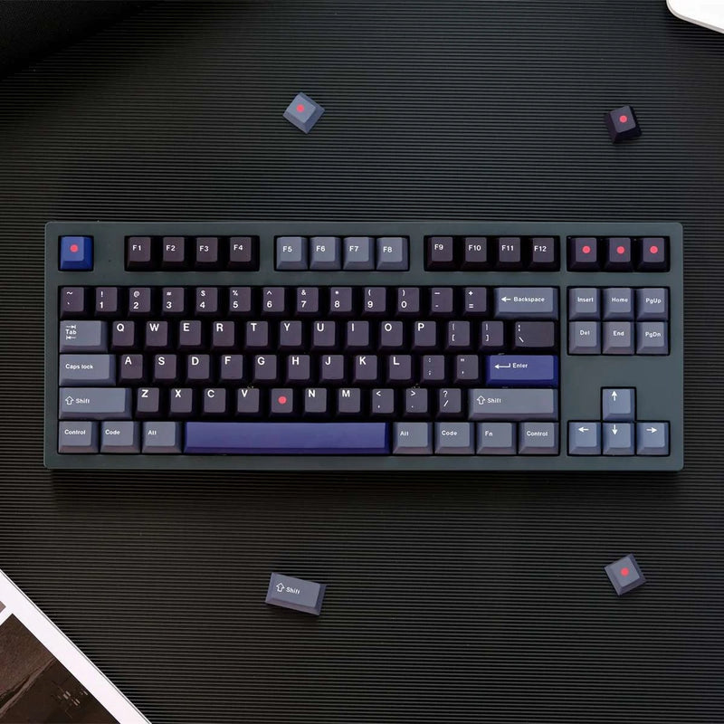 Thinkpad Theme Retro Classic Black Gray Dye Sublimation PBT Keycap Set Model