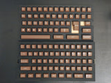 108-Key Rich Coffee Brown SA Profile Double-Shot ABS Keycaps Cherry MX NEW Model