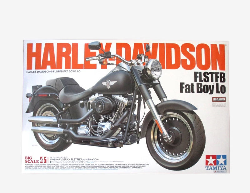 Tamiya 1/6 Scale #16041 HARLEY DAVIDSON FLSTFB Fat Boy Lo Model Kit Big Scale 41 Model