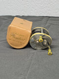 Vintage Shakespeare President No 1970 Model GD Casting Reel W/ Leather Case Smoo Model