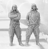 1/32 Scale Resin Model Kit Japanese Pilots 2 Figures Unpainted Unbuild New Model