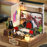 Korean Traditional Hanok Sarangbang Scholar's Room DIY Wood Miniature Kit ADICO Model