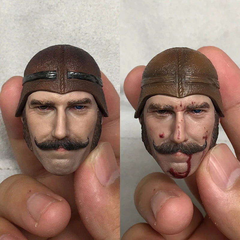 1/6 Scale Gangster Butcher Head Carving Sculpt Model Toys Model