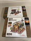 Rolife Cathy's Flower House DG104 DIY Miniature House Kit & DG109 Simon??s Coffee Model