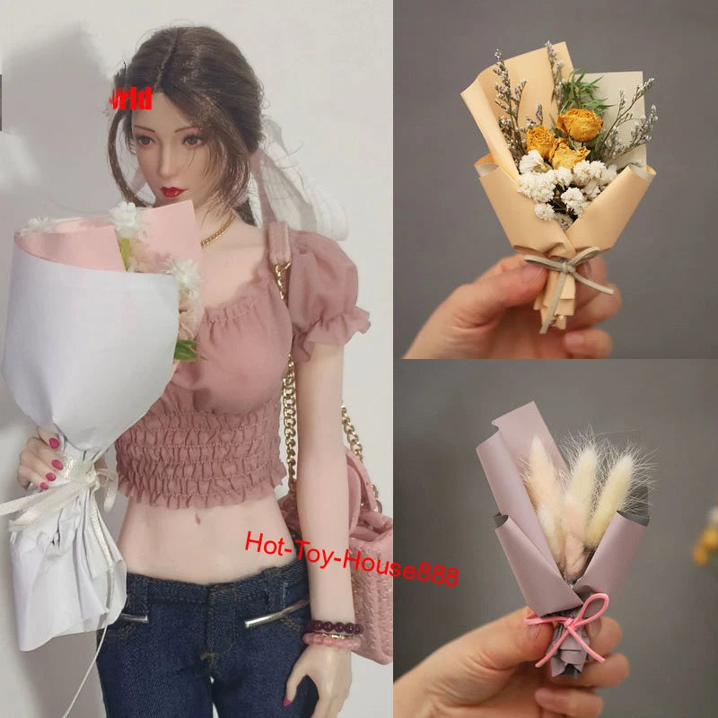 1/6 Mini Bunch of Flowers Model Fit 12'' Action Figure Scene Prop Accessories Model