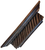 Home Goods Dark Wood Shelf 20" Figurine Display Rustic Farmhouse Decor Heavy Model
