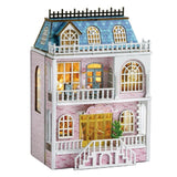 CUTEROOM DIY Miniature House Kit Wooden Craft for Adult-Romantic Castle Model