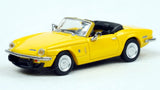 Brekina Triumph Spitfire Yellow #BR15177 HO Scale Model
