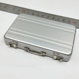 1/6 Scale Metal Suitcase Cash Box Model Silver for 12" Figure Model
