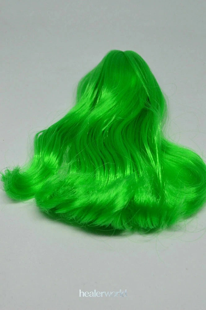 Stylish 1/6 Female Soldier Green Wig Model For 12" Action Figure Hair Model