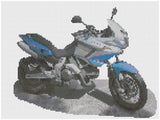Cross Stitch Pattern by Florashell - Cagiva Gran Canyon Motorbike Model