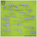 Modern Weapons - 1/18 1/12 1/10 1/6 - m16, ak47, rpg action man scale model Model