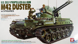 Tamiya 35161 1/35 Scale Tank Model Kit U.S Army M42 Duster Self-Propelled AA Gun Model