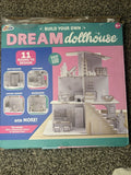 Grafix Build Your Own Dream Dollhouse Craft Kit 11 Rooms 360+ Pieces Open Box Model